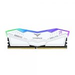 TeamGroup T-Force Delta RGB 32GB (32GBx1) DDR5 5200MHz Ram (White) 1