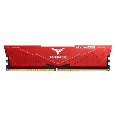 TeamGroup T-Force Vulcan 8GB (8GBx1) DDR5 5200MHz Desktop Ram (Red)