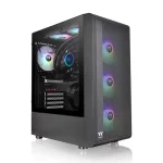 Thermaltake S200 TG ARGB (ATX) Mid Tower Cabinet (Black)