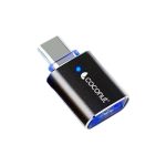 coconut OT01 USB 3.0 to Type C OTG Adapter, Aluminum Body (Black) (1)