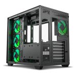 Ant Esports Crystal X11 ARGB (ATX) Mid Tower Cabinet (Green) 1