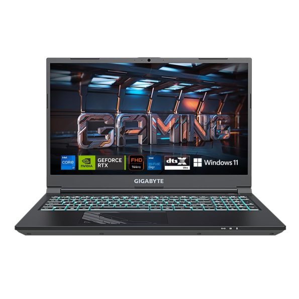 GIGABYTE G5 KF5-H3IN353SH, i7-13620H 4.9 GHz, RTX 4060 6GB GDDR6, 15.6" FHD 144Hz Display, 8G *2 DDR5-4800, Gen4 512GB, Multi Languages 15 Color Illuminated Keyboard