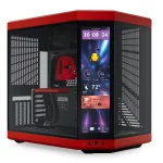 Hyte Y70 touch infinite (E-ATX) Mid Tower Cabinet (Black Cherry)