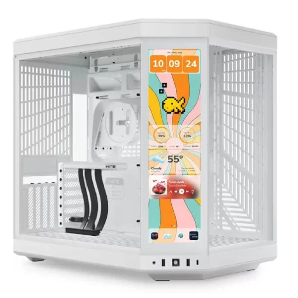 Hyte Y70 touch infinite (E-ATX) Mid Tower Cabinet (Snow White)