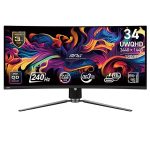 MSI MPG 341CQPX QD-OLED 34-inch Curved OLED Gaming Monitor 1