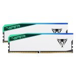 Patriot 48GB (2X24GB) Viper Elite 5 DDR5 6000 MHz CL30 Memory DIMM Module (White)