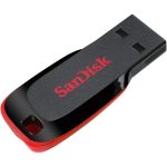 SanDisk Cruzer Blade SDCZ50-128G-I35 128GB USB 2.0 Pen Drive (Red)