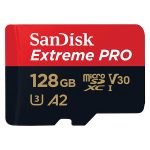 SanDisk Extreme Pro 128GB microSDXC UHS-I Memory Card With Adapter 1