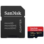 SanDisk Extreme Pro 128GB microSDXC UHS-I Memory Card With Adapter 1