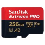 SanDisk Extreme Pro 256GB microSDXC UHS-I Memory Card With Adapter 1