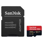 SanDisk Extreme Pro 256GB microSDXC UHS-I Memory Card With Adapter 1