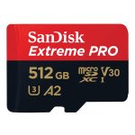 SanDisk Extreme Pro 512GB microSDXC UHS-I Memory Card With Adapter 1