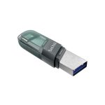 SanDisk iXpand USB 3.0 Drive Flip 128GB Flash Drive for iOS and Windows (Sea Green)