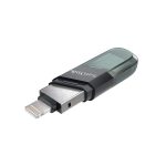 SanDisk iXpand USB 3.0 Drive Flip 128GB Flash Drive for iOS and Windows (Sea Green)