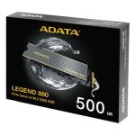 ADATA 500GB Legend 860 M.2 2280 PCIe4 NVMe Gen4 SSD 1