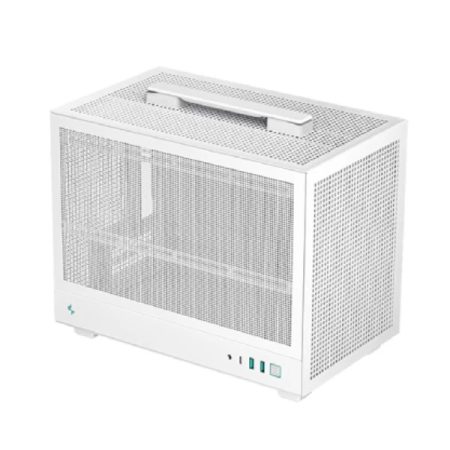 DeepCool CH160 Mesh M-ITX Mini Tower Case (White)