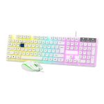 EVM EnHawk 7B23 Gaming Keyboard and Mouse Combo (White) 1