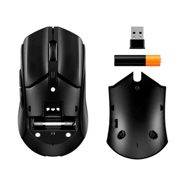 HYPERX Pulsefire Haste 2 Core Wireless Ambidextrous Gaming Mouse (8R2E6AA) (3200 DPI / 6 Macro Buttons) (Black)