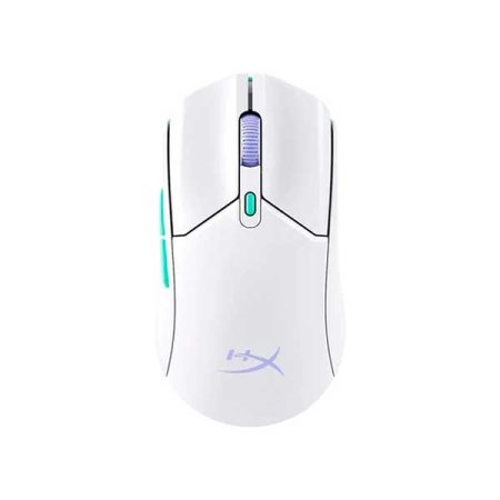 HYPERX Pulsefire Haste 2 Core Wireless Ambidextrous Gaming Mouse (8R2E7AA) (3200 DPI / 6 Macro Buttons) (White)