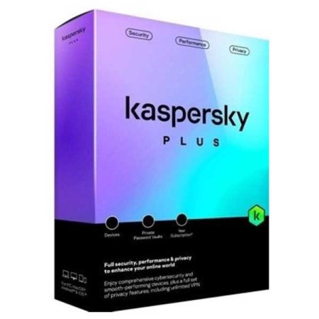 Kaspersky Plus Latest Version - 1 PC, 1 Year (No CD, Voucher Only)