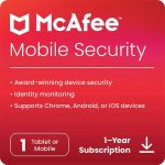 McAfee Mobile Security – 1 Device, 1 Year – Product Key (Email Delivery in 2 hours- No CD) 1