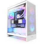 NZXT H7 Flow RGB (2024) ATX Mid Tower Airflow Cabinet (White) 1