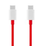 OnePlus SUPERVOOC Type-C to C cable 1.5 m Fast Charging Cable (Compatible with Charging Adapter, Red) 1