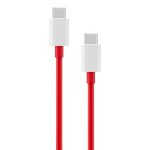 OnePlus SUPERVOOC Type-C to C cable 1.5 m Fast Charging Cable (Compatible with Charging Adapter, Red) 1