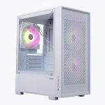 Zebronics Zeb Fusion Premium Gaming Cabinet- White (1)