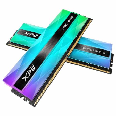 Adata LANCER NEON RGB 16GB (8gbx2) DDR5 7200Mhz CL34 Memory (Silver Grey)