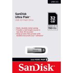 SanDisk Ultra Flair 32GB USB 3.0 Pen Drive (Silver) 3