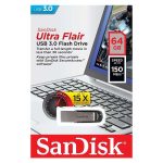 SanDisk Ultra Flair 64GB USB 3.0 Pen Drive (Silver) (1)