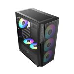 Circle Eliminator X5 TYPEC 2.0 Mid-Tower Computer Case Gaming Cabinet – Black