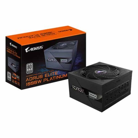 Gigabyte AORUS ELITE 1000W 80 PLUS Platinum Modular ATX Power Supply (Black)