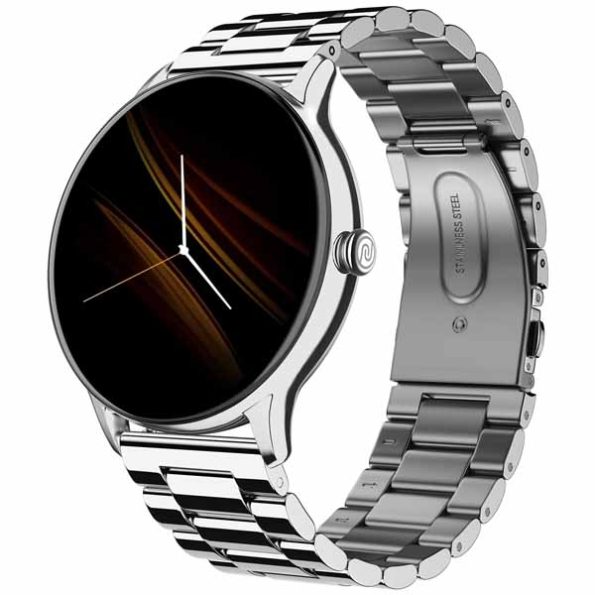Noise Twist Go round dial Smart Watch (Elite Silver)