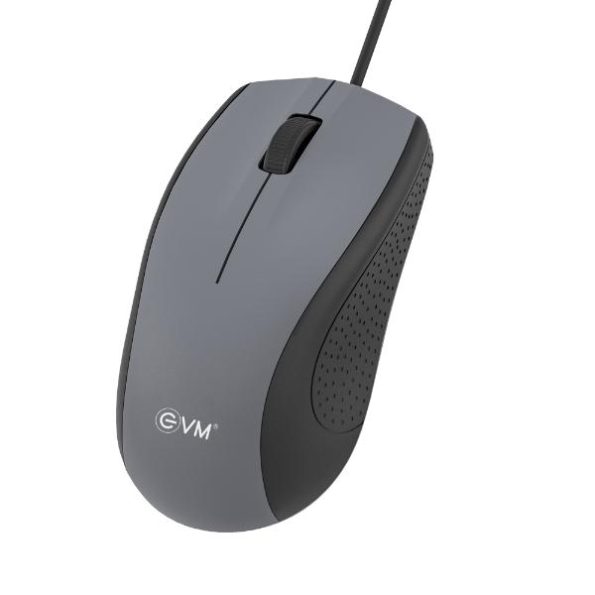 EVM Wired Optical Mouse (EVM M513), Grey