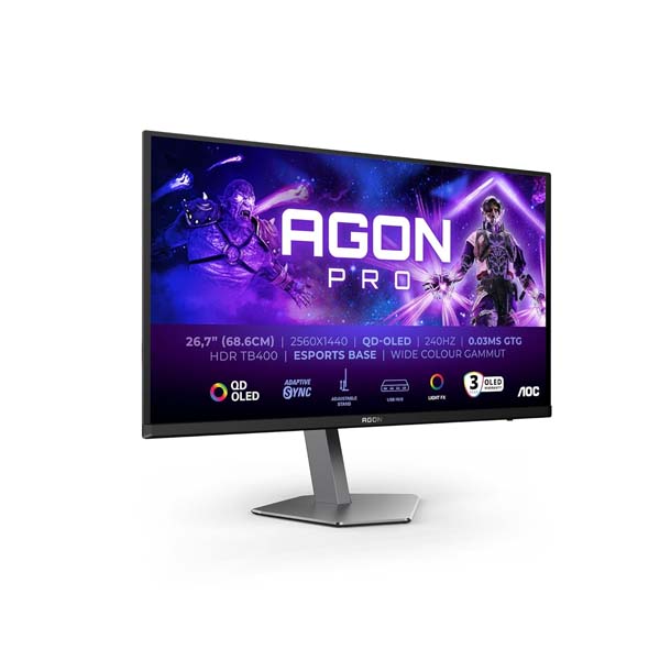 Buy AOC Agon Pro AG276QZD2 27-inch QHD OLED Monitor (Black