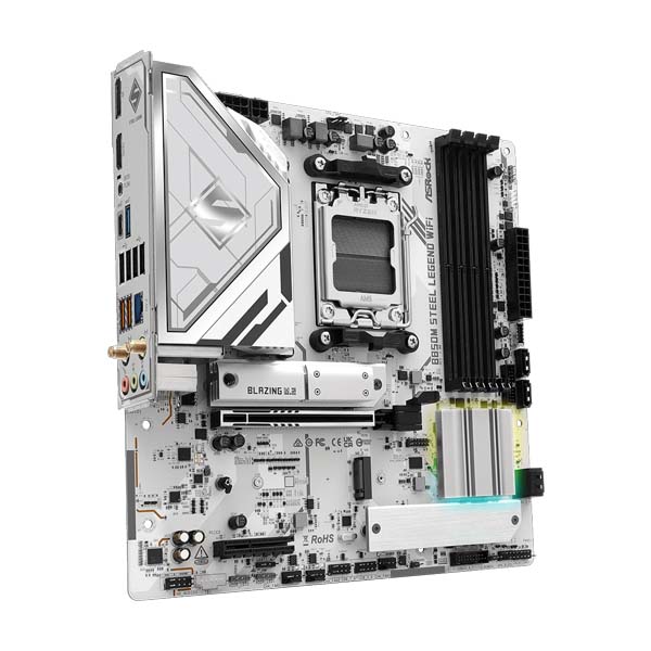 Buy ASRock B850M STEEL LEGEND WIFI AM5 AMD Micro ATX Motherboard