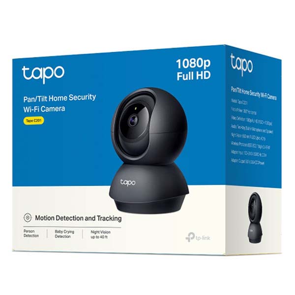 Buy TP-Link Tapo C201 360° 2MP 1080p Full HD Pan/Tilt Home Security Wi-Fi  Smart Camera Computech Store