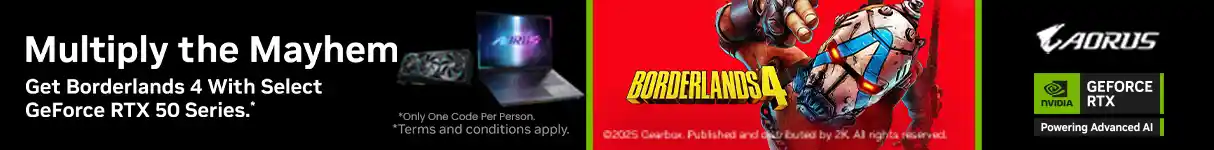 gigabyte aorus borderlands 4 Strip banner