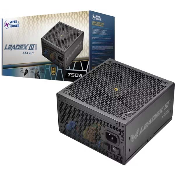 Buy Super Flower LEADEX III GOLD UP ATX 3.1 750W Cybenetics